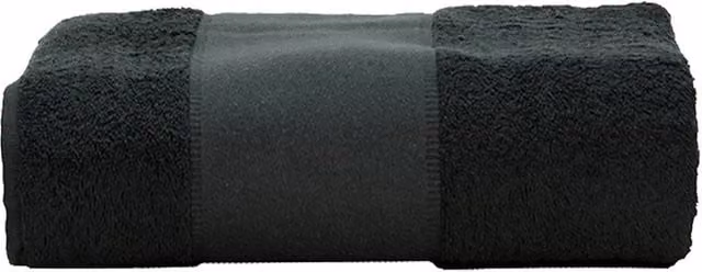 ARTG Print-Me Big Cotton Terry Towel in Black