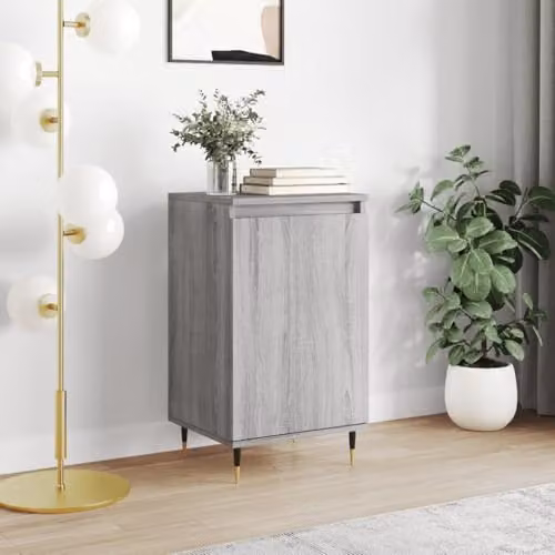 vidaXL Modern Grey Sonoma Sideboard in Engineered Wood W/D/H: 40 x 35 x 70 cm – 2