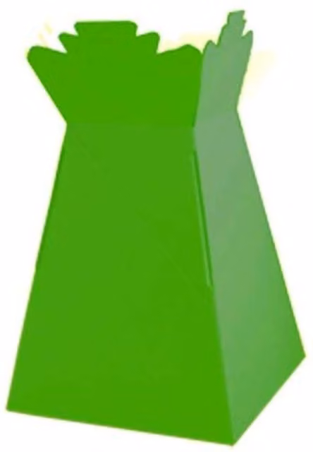 KDMD Super Lime Green Living Vase for Tabletop Use