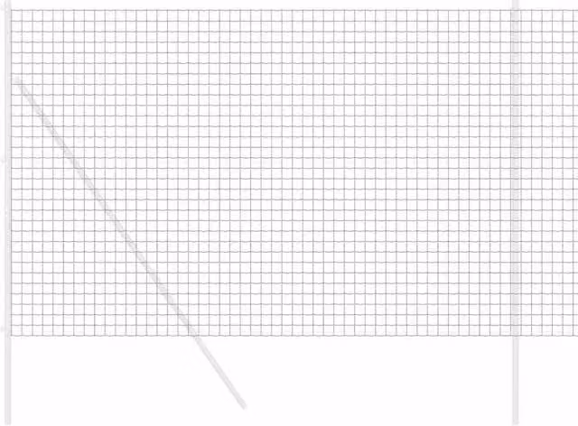Berkfield Home Modern Euro Fence in Dark Grey Steel, 1.5 x 10 m