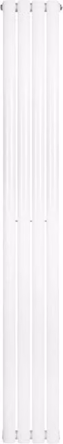 Monstershop Oval Single Column Steel Radiator, White, H 180 cm x W 24 cm – 1