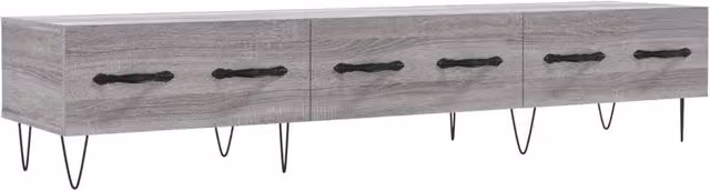 Berkfield Home Grey Sonoma TV Cabinet in Engineered Wood W/D/H: 150 x 36 x 30 cm – 1