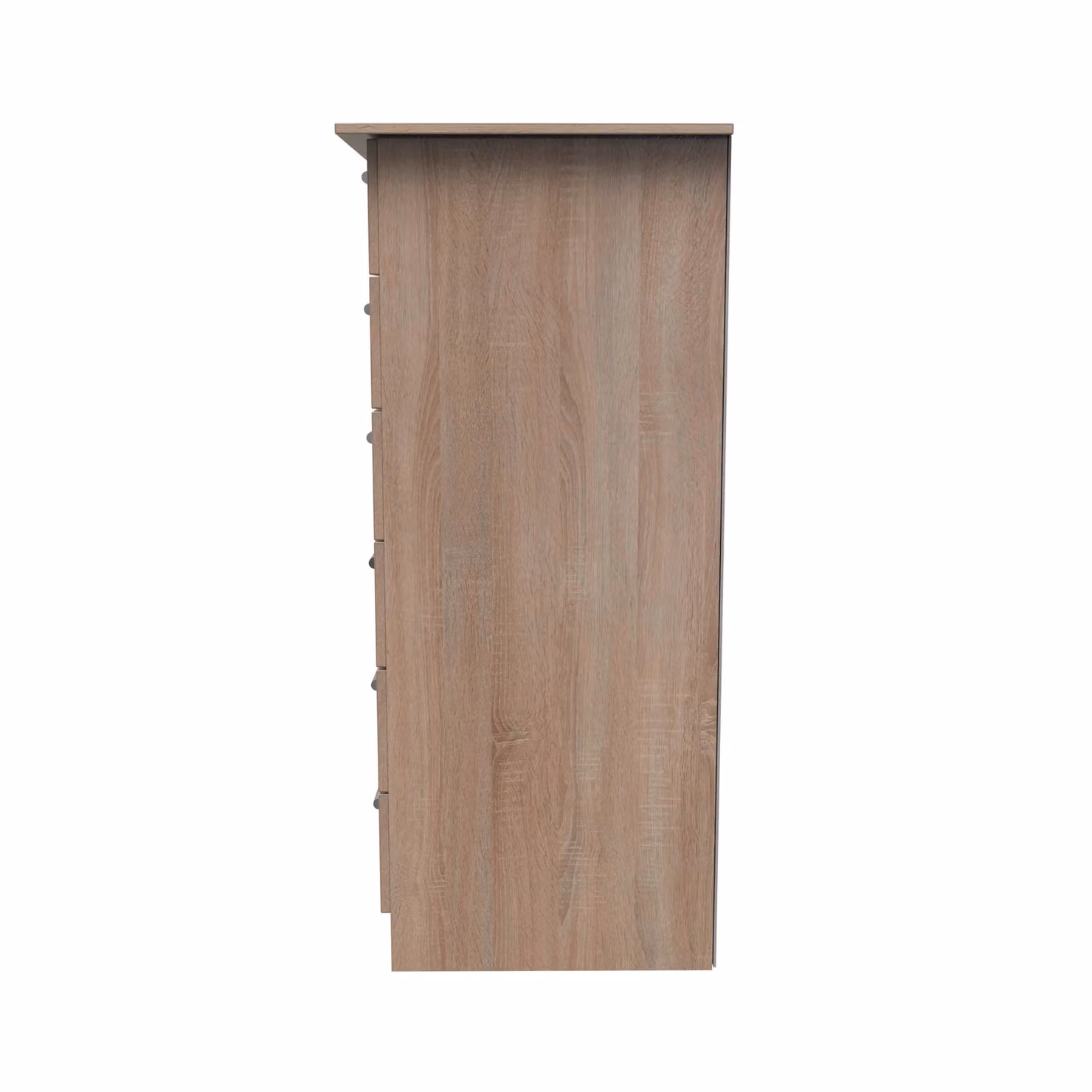Ready Assembled 2 U Trent Childrens Wardrobe with 1 Door and 5 Drawers in Light Oak – 2