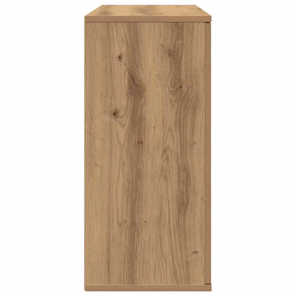 Berkfield Home Artisan Oak Sideboard in Brown, W/D/H: 90 x 29.5 x 65 cm – 3