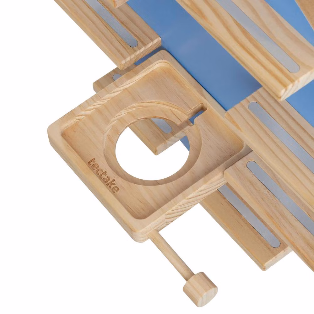 tectake Mylittlestory Moon Wall Shelf in Blue for up to 28 Tonies – 2