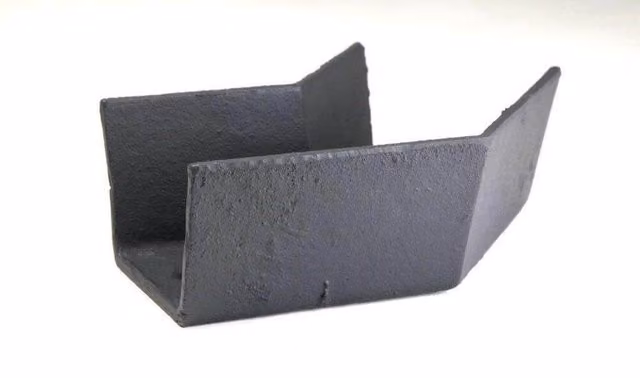 Hargreaves Premier Cast Iron Box Gutter Angle, 135 Degree, 100mm, Black