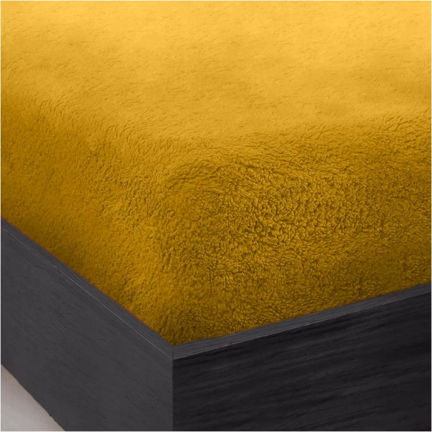 Smart Living Luxury Teddy Bear Fleece Fitted Sheet in Gold, W/D/H: 90 x 200 cm – 2