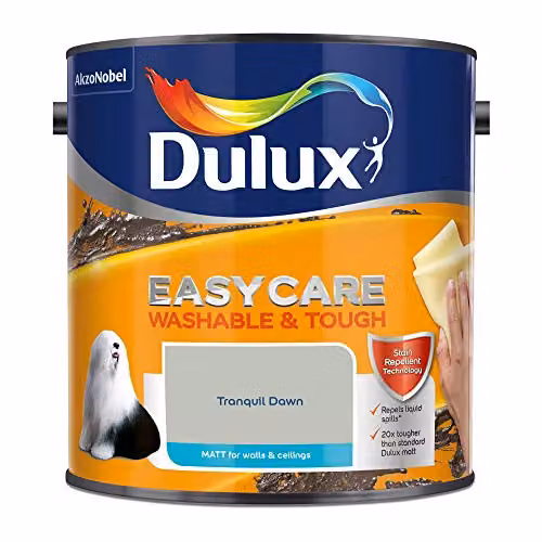 Dulux Tranquil Dawn Matt Dispersion Paint, Grey, 2.5 l – 2