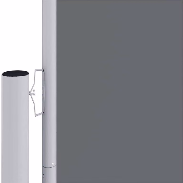 Berkfield Home Retractable Single Side Roller Awning in Anthracite Grey, W/D/H: 1200 x 160 x 160 cm
