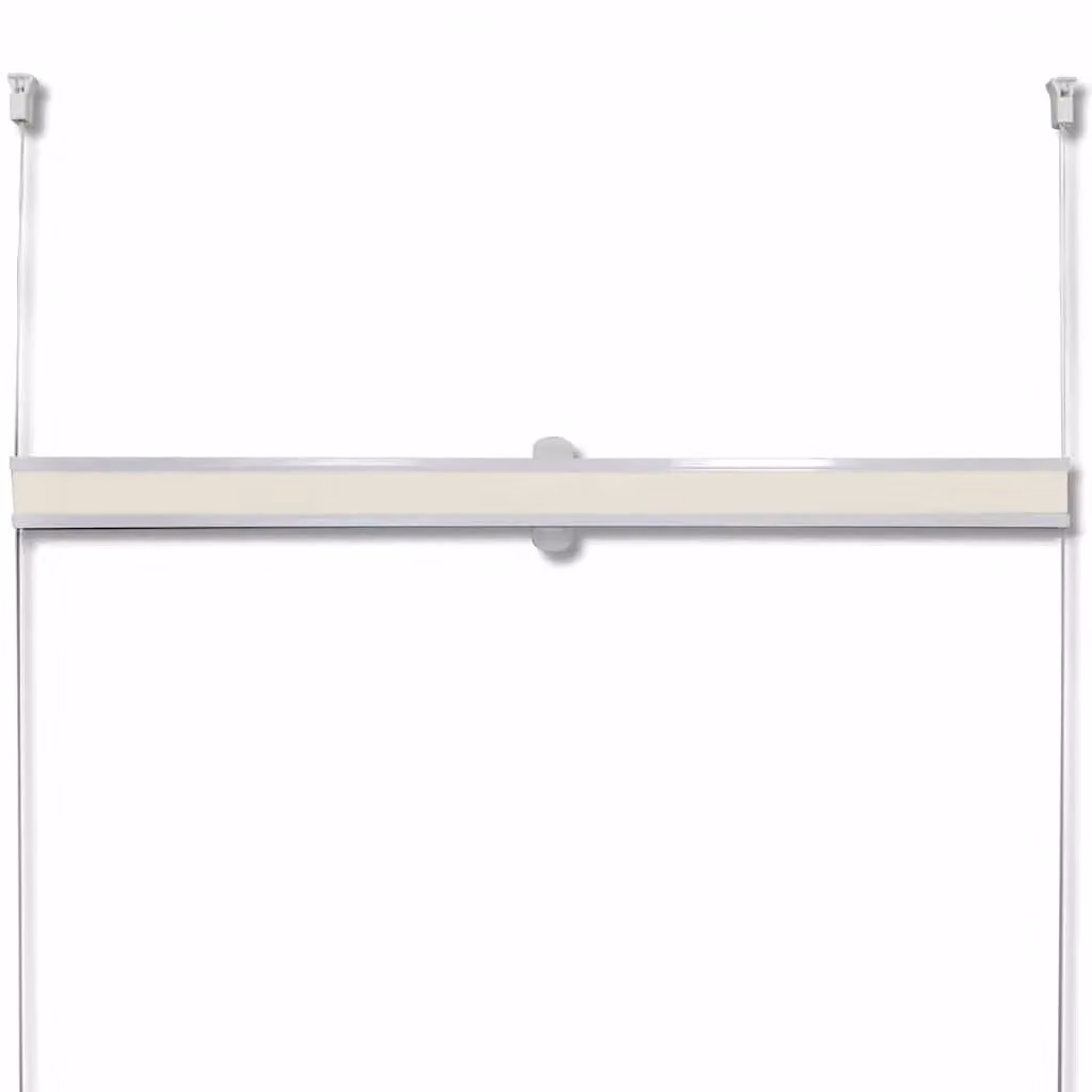 Berkfield Home Single Pleat Plisse Blind in Beige, W: 110 cm, H: 150 cm – 2