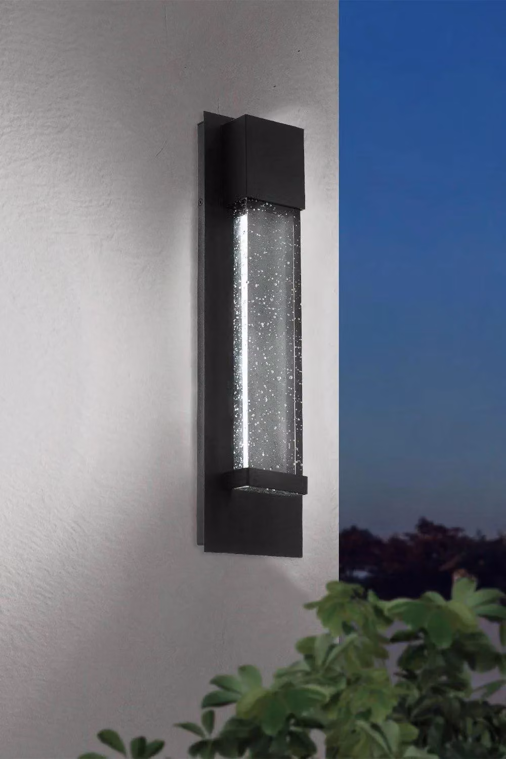 Eglo Villagrazia Integrated LED IP44 Outdoor Wall Light in Black – 2