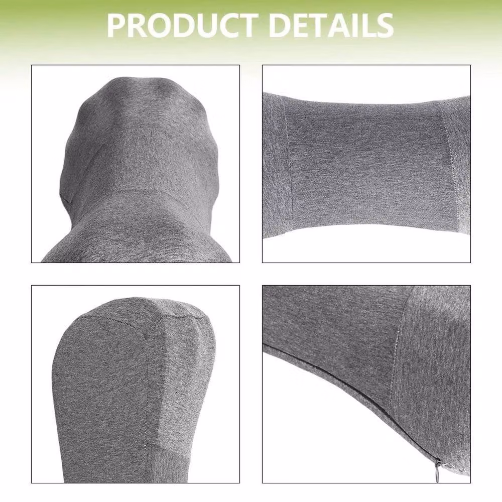 NESTLUNE Ergonomic Baby Neck Support Wedge Pillow in Grey, Cot Size – 3