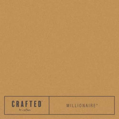 Crown Crafted Millionaire Metallic Emulsion Paint for Walls and Wood, Gold, 1.25 l – 3