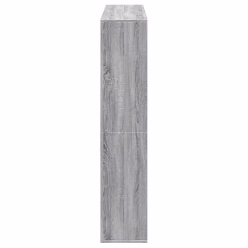 vidaXL Book Cabinet in Grey Sonoma, W/D/H: 137.5 x 29 x 137.5 cm – 3