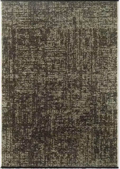 THE RUGS Brilliance Prisma Modern Abstract Short Pile Velour Area Rug in Dark Olive, W: 120 cm, L: 170 cm