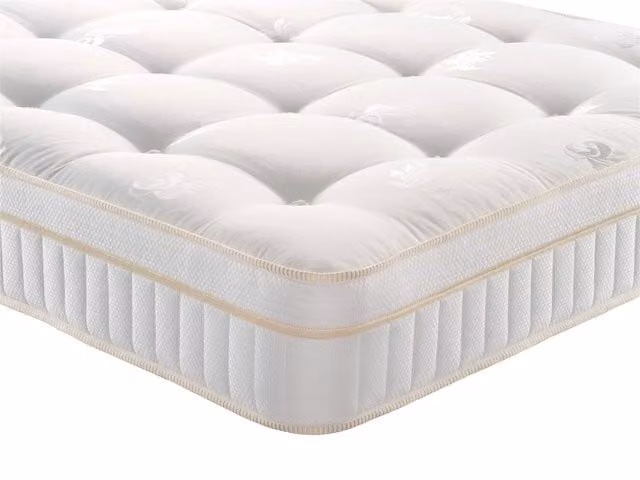 Snuggle Beds Pocket Spring Mattress in White, W/D/H: 140 x 200 x 23 cm