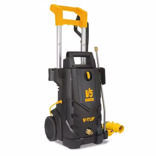 V-TUF V5 Electric Pressure Washer, 110V, 2175 PSI, 150 Bar, 6L/min, Yellow and Black – 2