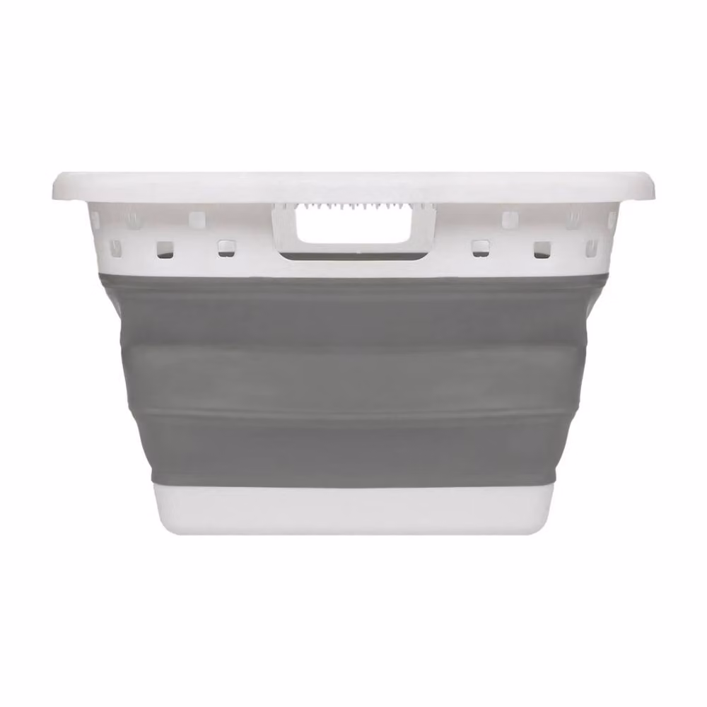 Havendro 42L Collapsible Laundry Basket with Handles, Grey – 2