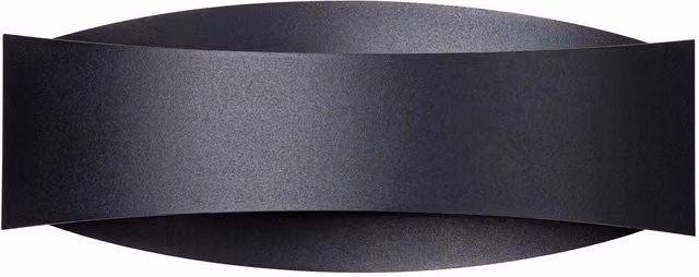 Sollux Lighting Modern Metal Wall Lamp in Black, W/D/H: 12 x 12 x 30 cm – 1