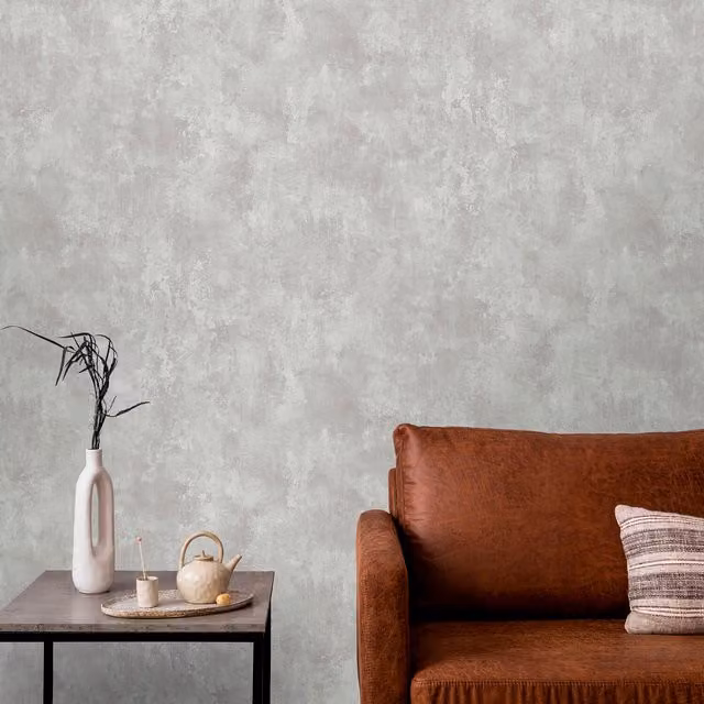 Grandeco Concreto Textured Grey Industrial Abstract Wallpaper