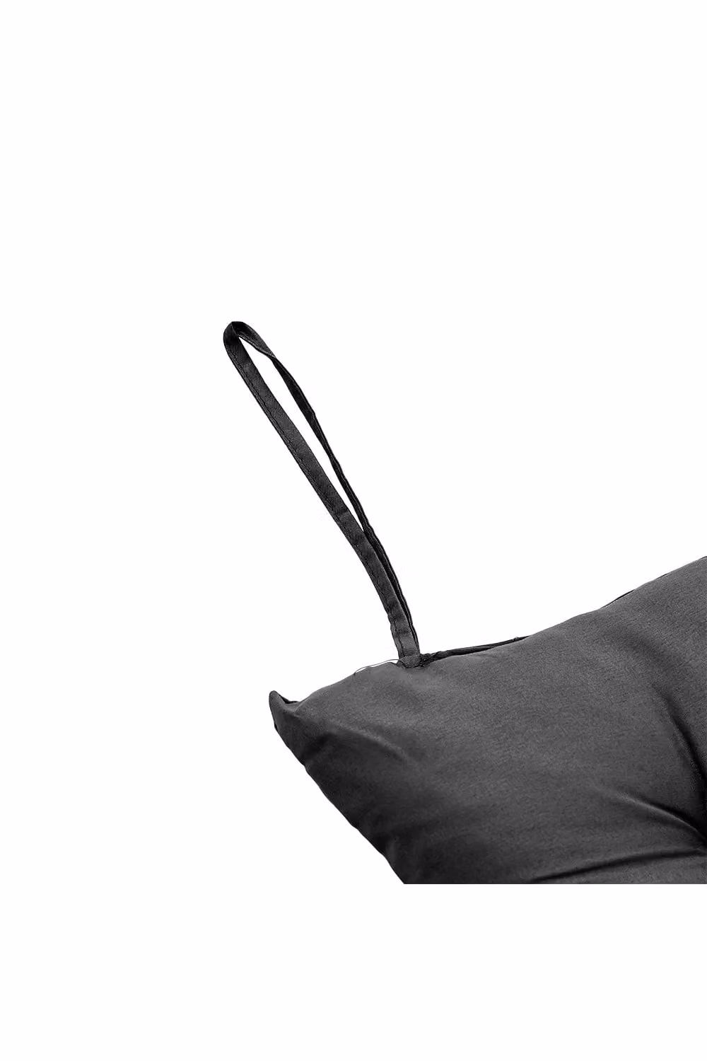 Living and Home 4-Piece Soft Thicken Polyester Tatami Seat Cushion Set in Black – 4