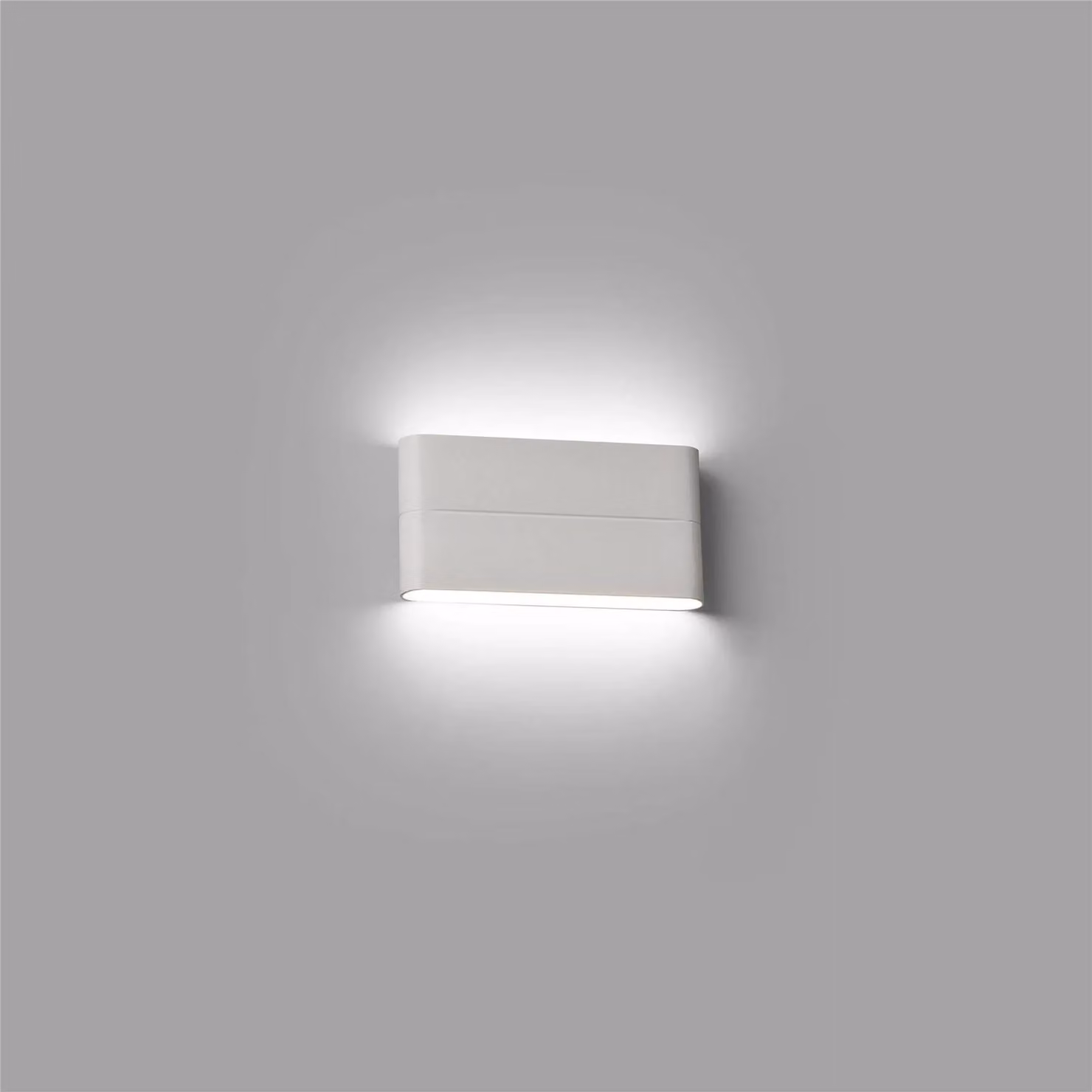 Netlighting Aday LED Large Up and Down Outdoor Wall Light, White, IP54 – 2