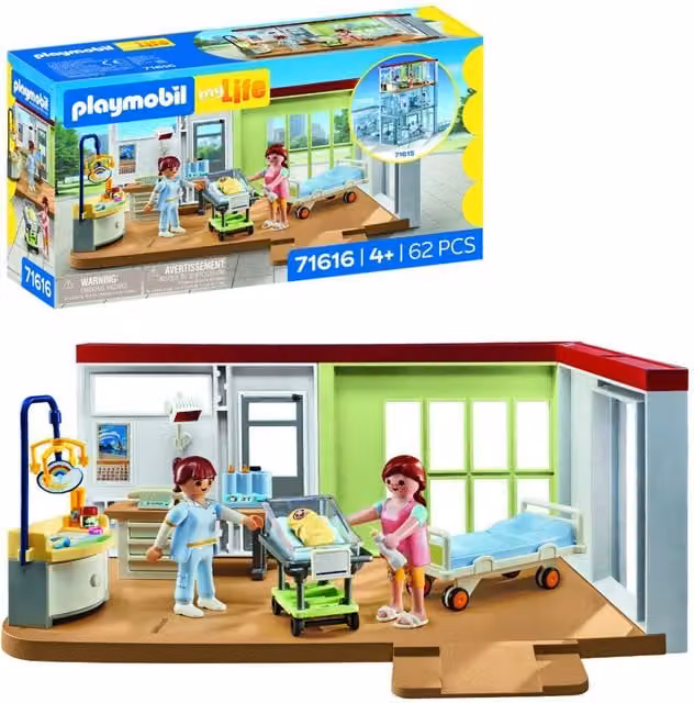 Playmobil Maternity Ward Playset in Pink
