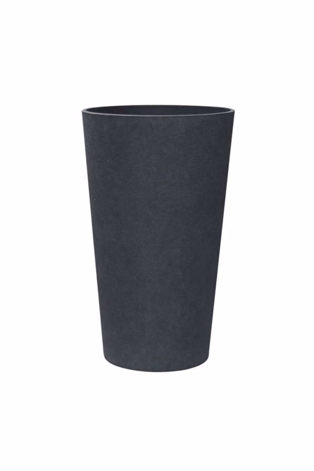 KDMD Charcoal Black Aged Effect Tall Plastic Planter Tub, Height: 62 cm – 2