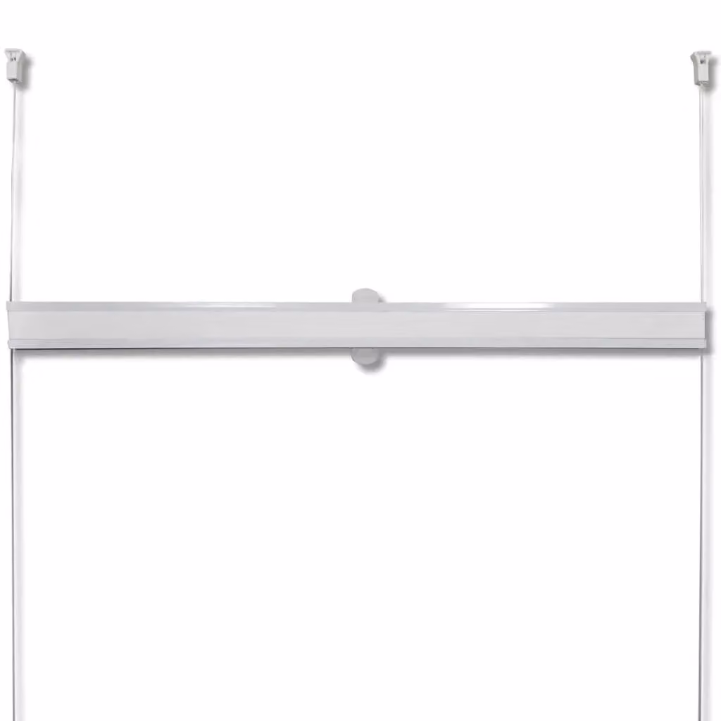 Berkfield Home White Single Pleat Plisse Blind, W: 100 cm, H: 150 cm – 2