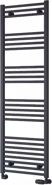 Bathroom Kingdom Capo Anthracite Straight Heated Towel Rail, Grey, W/H: 50 x 160 cm – 1