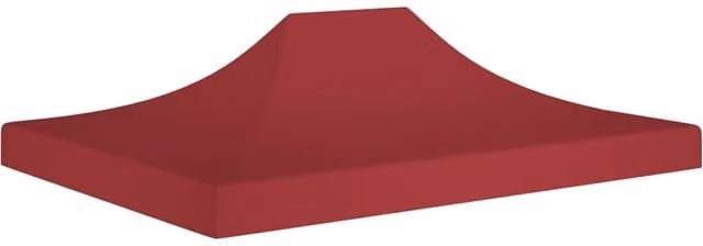 Berkfield Home Party Tent Roof in Red, 4 x 3 m – 1