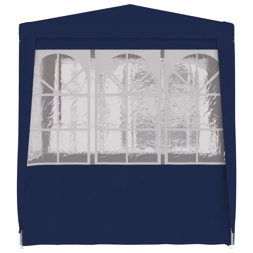 Berkfield Home Professional Party Tent with Side Walls and Windows, Blue, W: 2 m x D: 2 m – 3