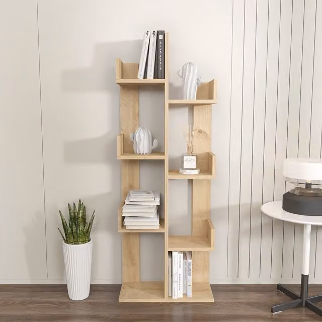 Decorotika Luisa Bookshelf in Oak Brown