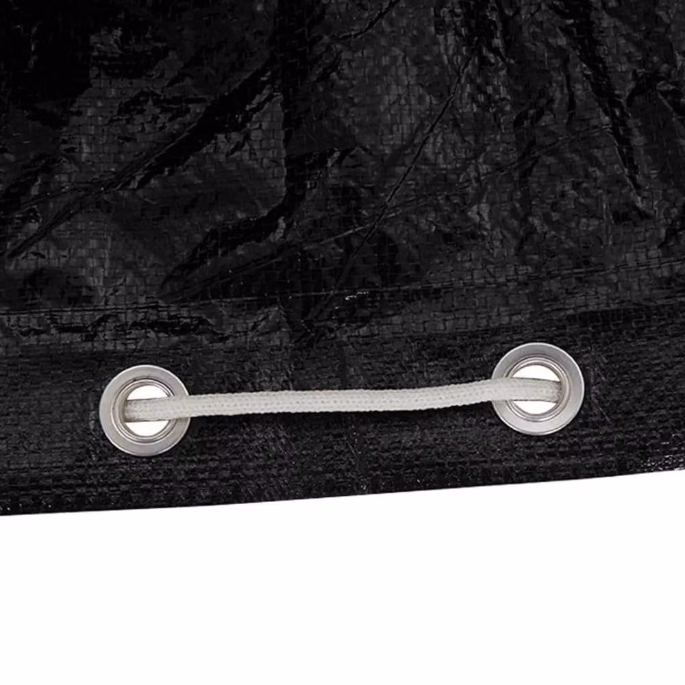 Berkfield Home Durable Rectangular Garden Furniture Cover with 16 Eyelets, Black, W/D/H: 325 x 205 x 90 cm – 4