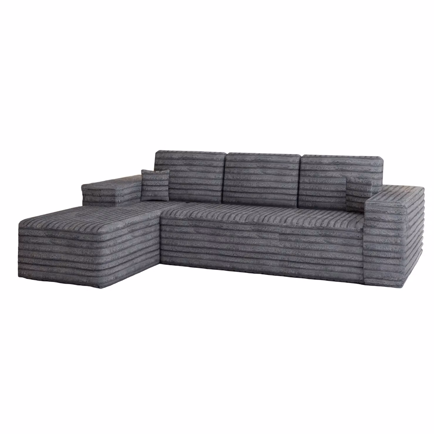 Sliding Wardrobes 4U Smart Left Corner Sofa in Grey – 6