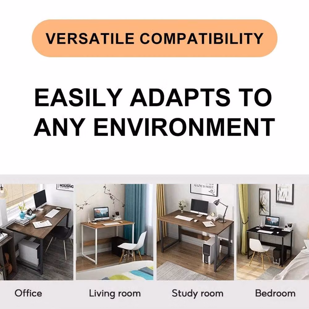 PAWNORA Computer Desk and Study Table in Brown – 3
