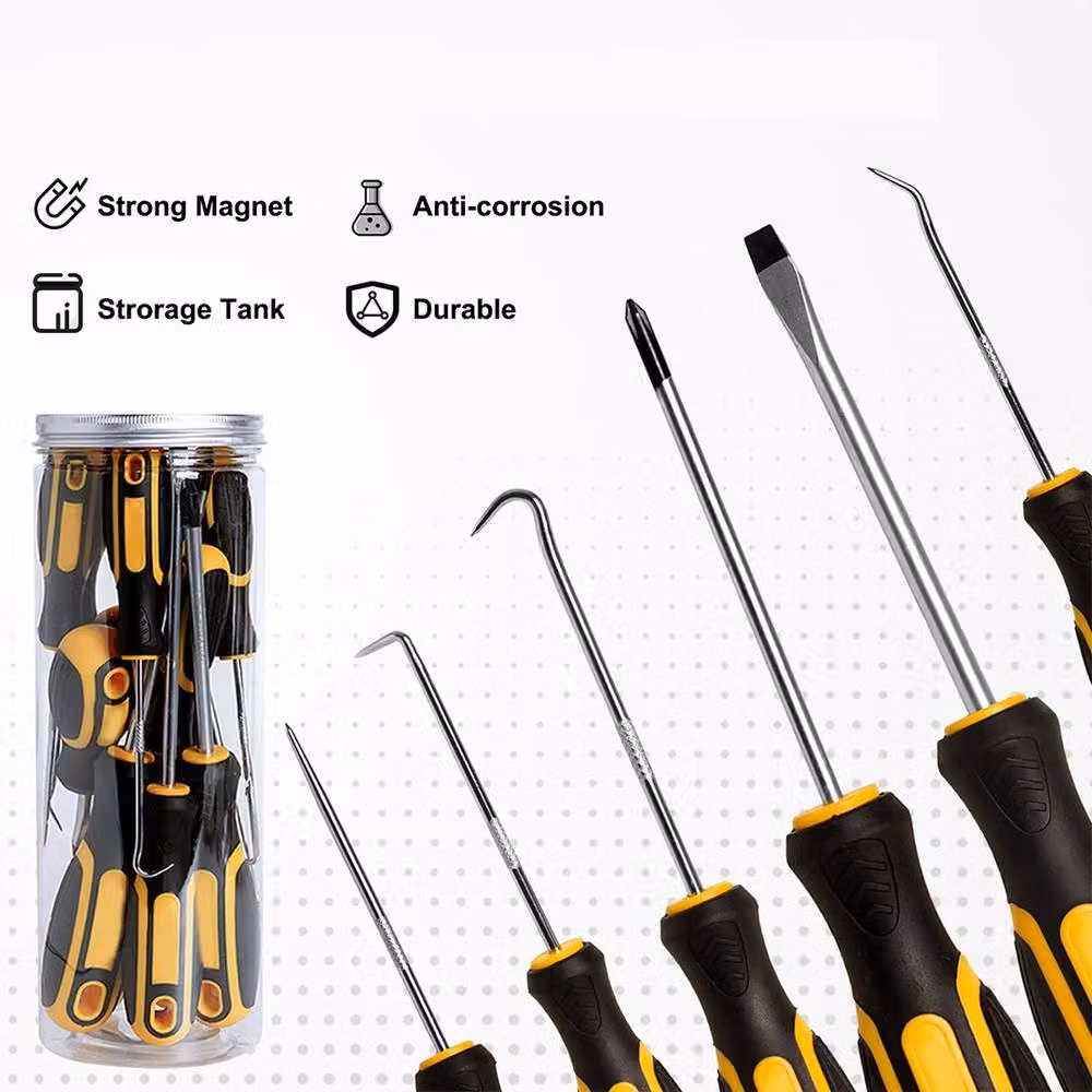 Havendro 14-Piece Magnetic Screwdriver Set with Philips, Flat and Slotted Grips in Multicolour – 3
