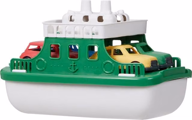 Kidkid Kids Bath Toy Car Ferry Set in Green