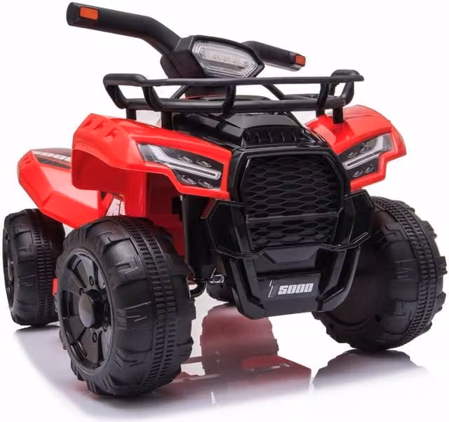 OutdoorToys Kids Electric Junior Adventurer 6V Ride On ATV Quad in Red