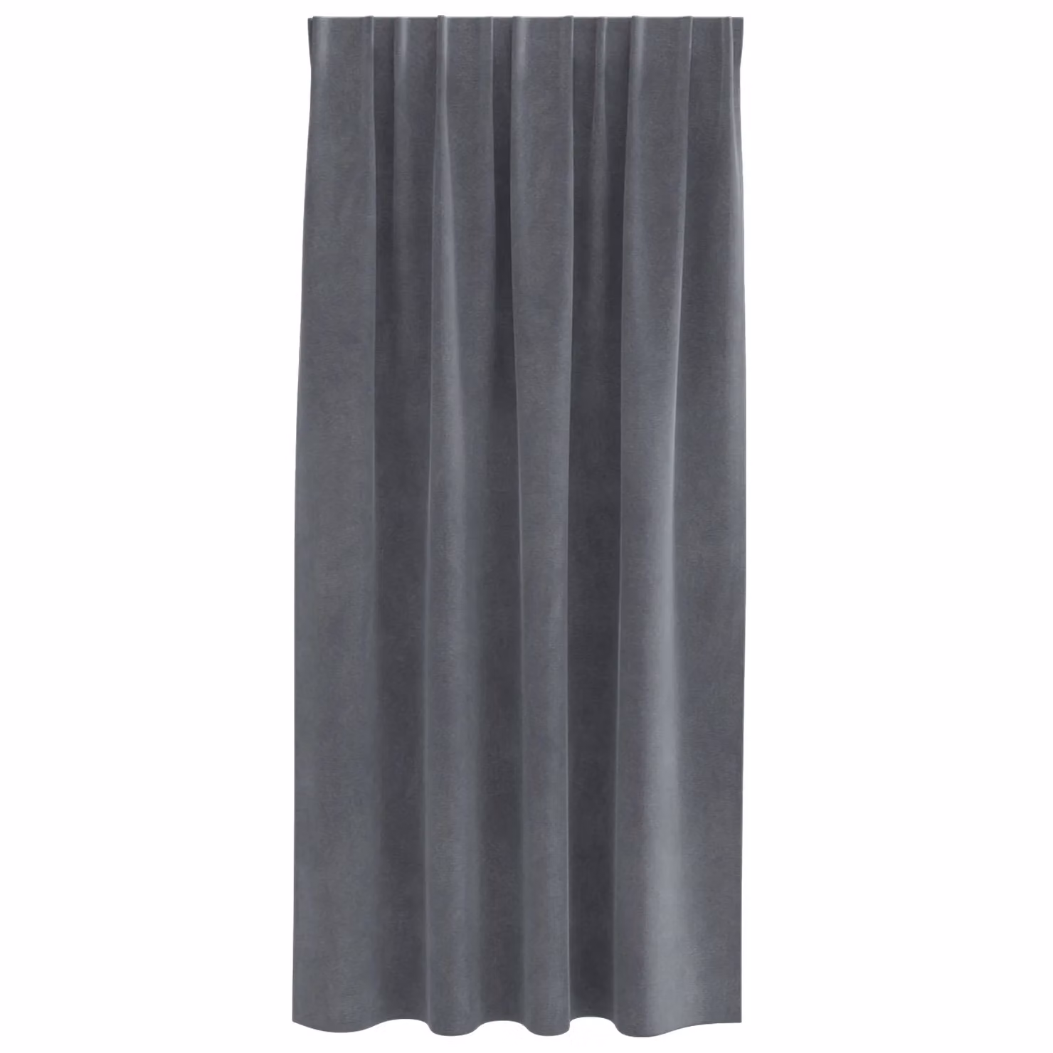 Berkfield Home Blackout Velvet Curtains in Super Light Grey, 2 Pack – 3