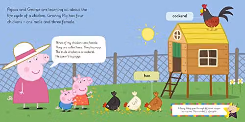 Ladybird Learn with Peppa: Peppa's New Chicks Multicolour Paper and Cardboard Book – 2