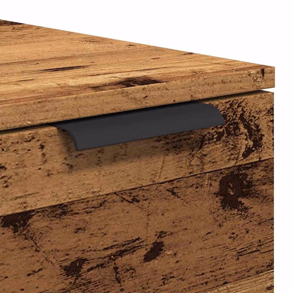 Berkfield Home Durable Square Coffee Table in Brown, W/D/H: 50 x 50 x 36 cm – 5
