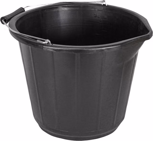 Faithfull General-purpose Bucket, 14 Litre, Black and Multicolour