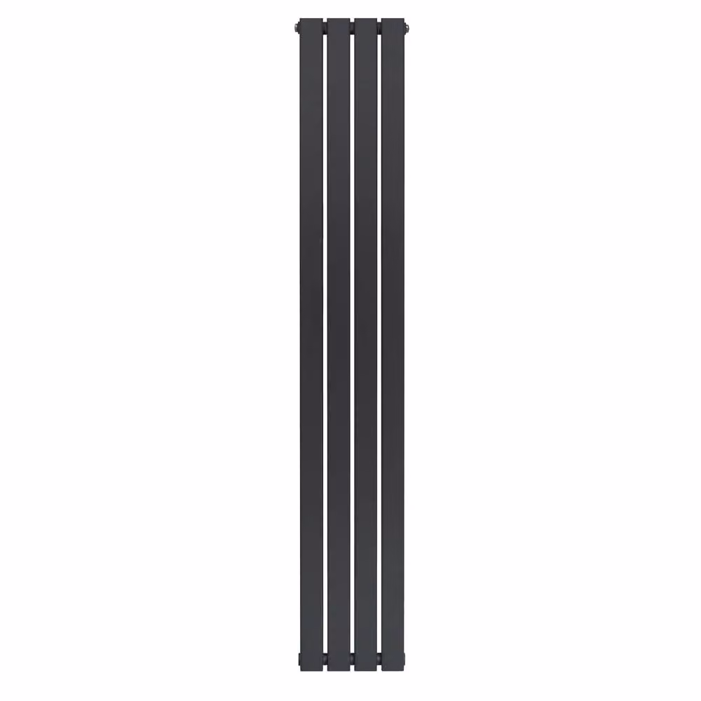Monstershop Flat Single Column Steel Radiator in Anthracite Grey, H 180 cm x W 28 cm – 2