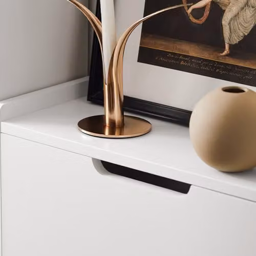 SoBuy Modern Slim Shoe Cabinet with Tilting Compartments and Internal Shelves, W/D/H: 50 x 19 x 91 cm – 3