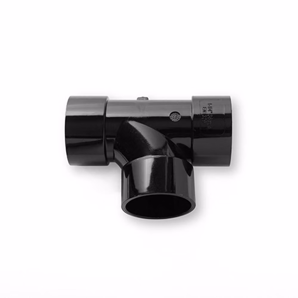Primaplumb Black Plastic 90 Degree Branch Tee – 2