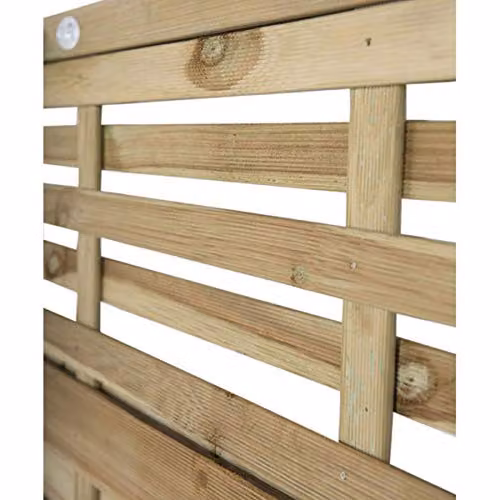 Forest Brown Impregnated Wooden Fence Board, Pack of 5, W/H: 182.88 x 182.88 cm – 2
