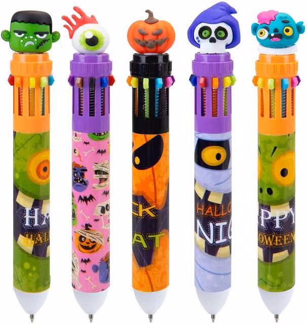 VFM e-Store Halloween Spooky Design Pens, Multicolour Mystery Bag