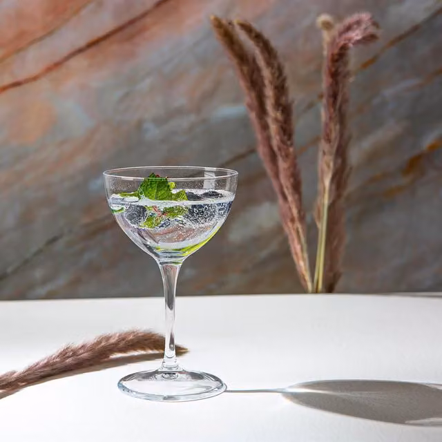 Bormioli Rocco Transparent Cocktail Glasses, Set of 6, 235 ml