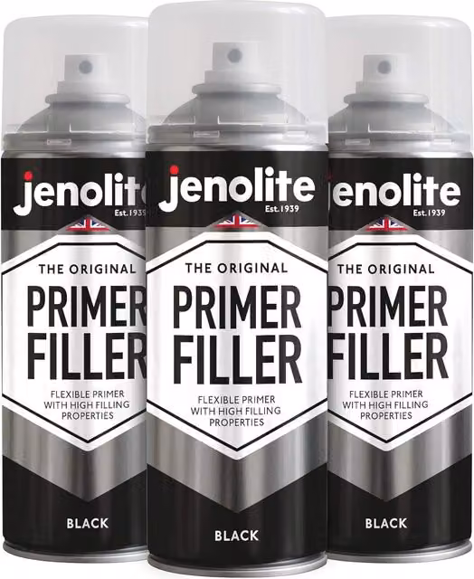 Jenolite Quick Drying Black Metal Primer Filler Paint, 3 l